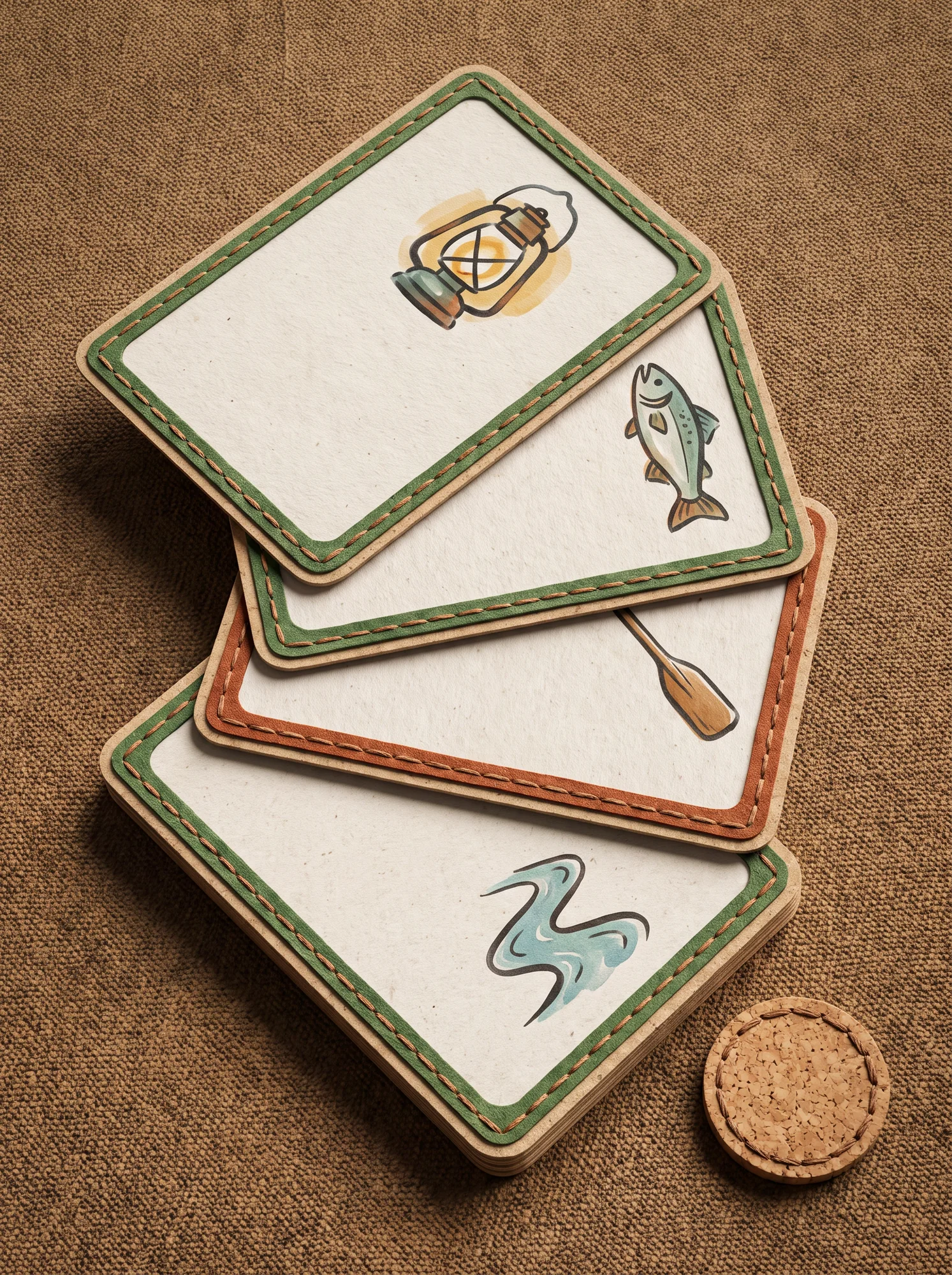 Fictional trail order cards