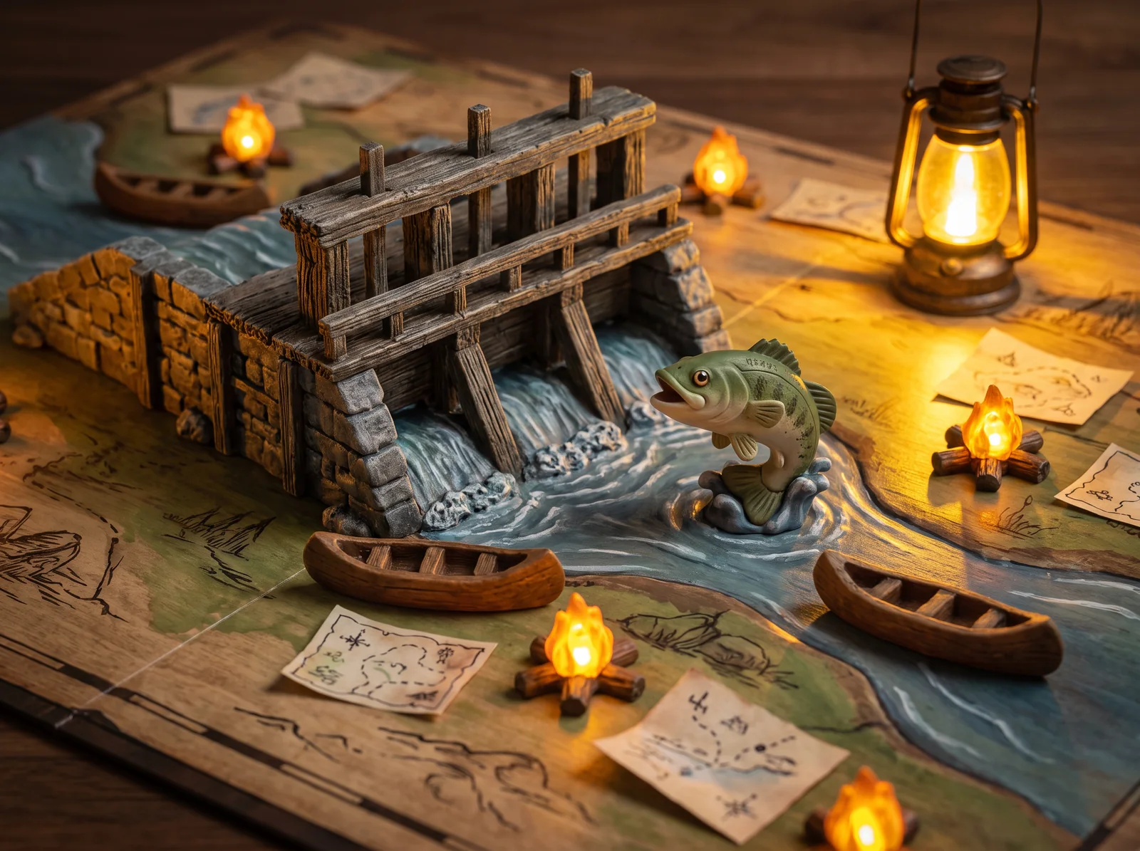 Fictional Old Weir tabletop game finale